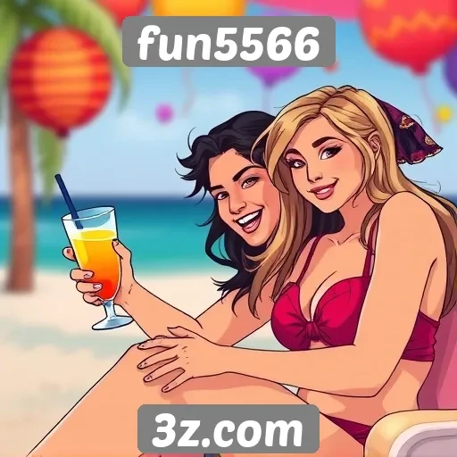 Exploração das funcionalidades do site fun5566