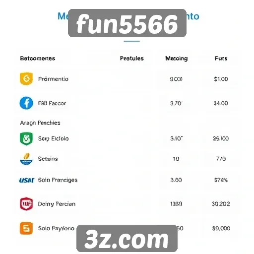 Métodos de pagamento aceitos no fun5566